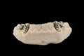 10K Gold 4 Diamond Cut w/ White Gold Back Bridge image 0