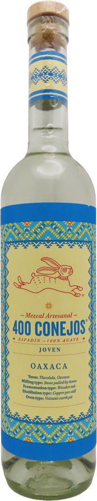 400 Conejos Espadin Mezcal Joven 750ml