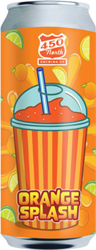 450 North Orange Splash Slushy XL 16oz Can