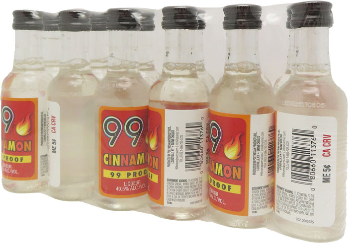 99 Cinnamon Schnapps 50ml 12pk