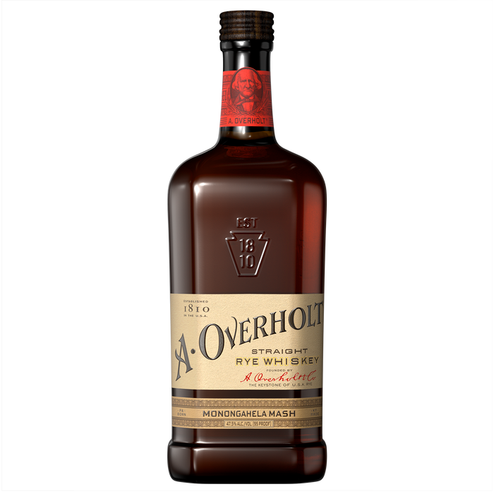A. Overholt Monongahela Mash Straight Rye Whiskey 750ml