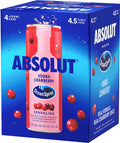 Absolut Vodka & Ocean Spray Cranberry 4pk Cans 355ml