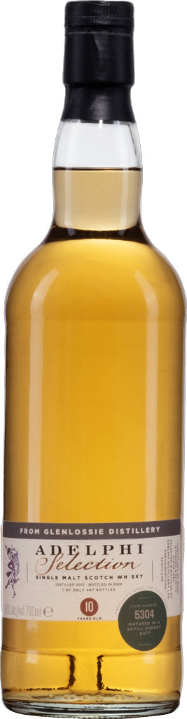 Adelphi Glenlossie 2013 10 Yr Old Single Malt Whisky 700ml