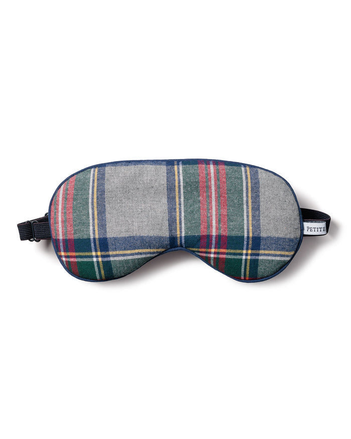 Adult's Brushed Cotton Sleep Mask in Westminster Tartan in Westminster Tartan#Color_Westminster Tartan