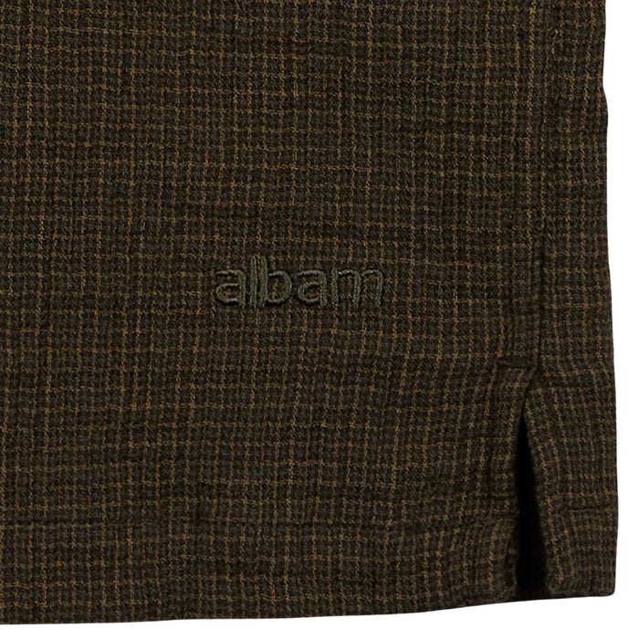 Albam Islington Check Pocket Shirt - Dark Khaki