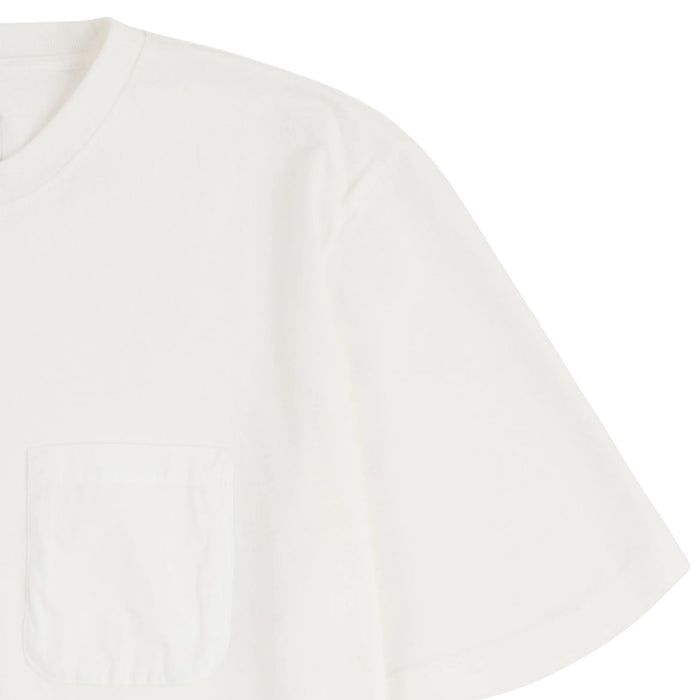 Albam Woven Pocket T-Shirt - White