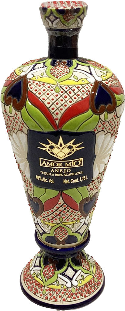 Amor Mio Tequila Anejo Ceramic 1.75L