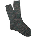 Anonymous Ism 5 Colour Mix Crew Sock - Army Green