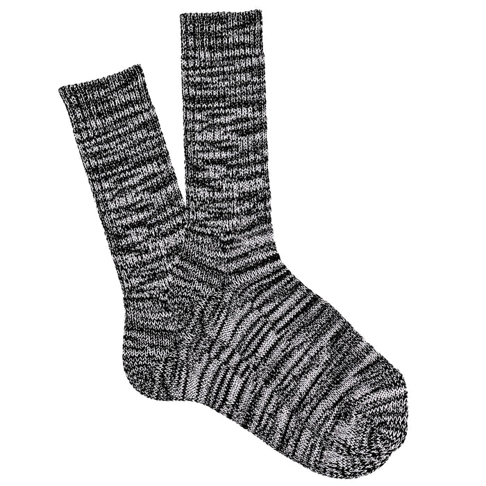 Anonymous Ism 5 Colour Mix Crew Sock - Black