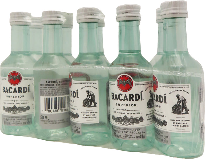 Bacardi Light 50ml 10pk