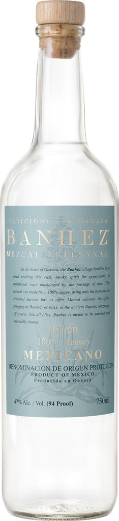 Banhez Mexicano Mezcal Joven 750ml