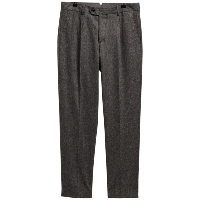 Barbour Fairford Herringbone Trousers - Grey Marl