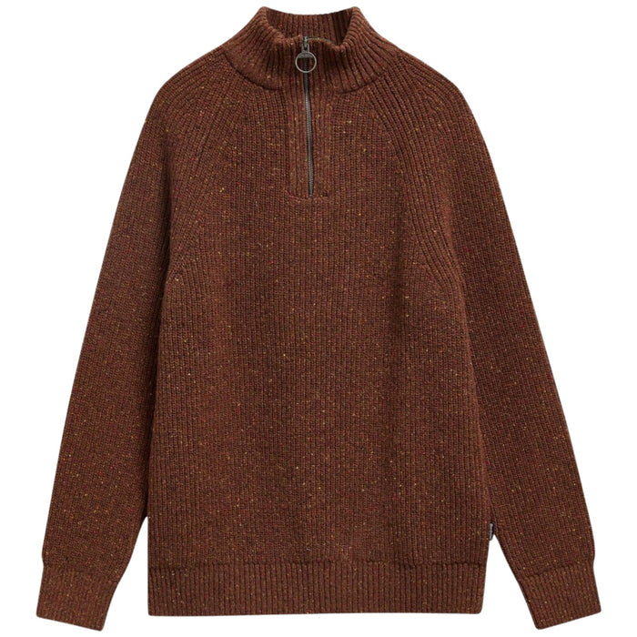 Barbour Fleck Half Zip - Bracken