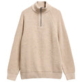Barbour Fleck Half Zip - Pearl
