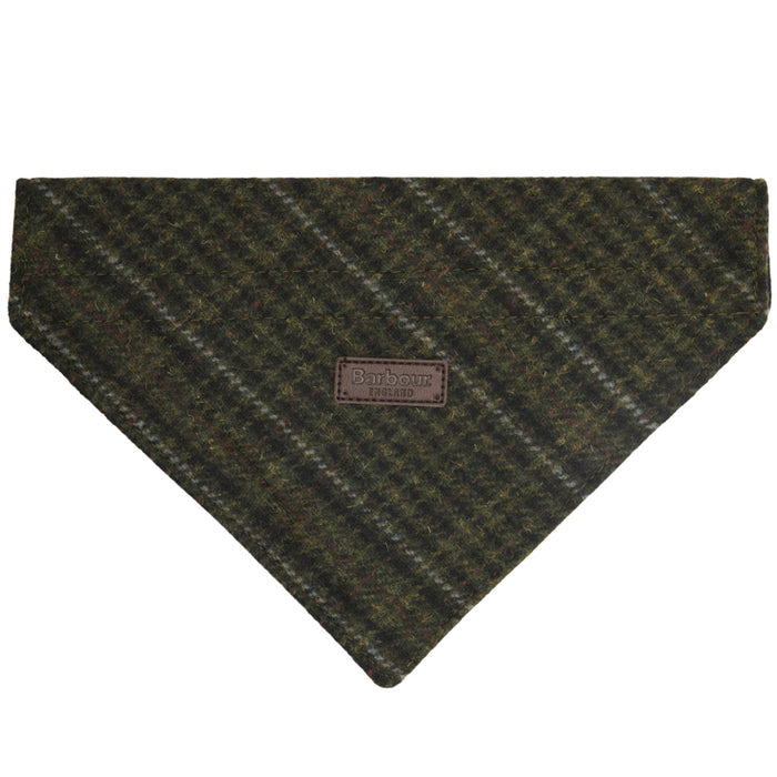Barbour Wilkin Dog Bandana - Olive Check