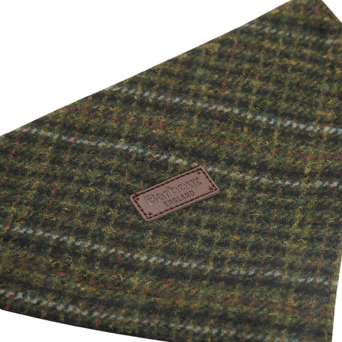 Barbour Wilkin Dog Bandana - Olive Check