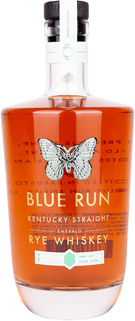 Blue Run Emerald Small Batch Kentucky Straight Rye Whiskey 750ml