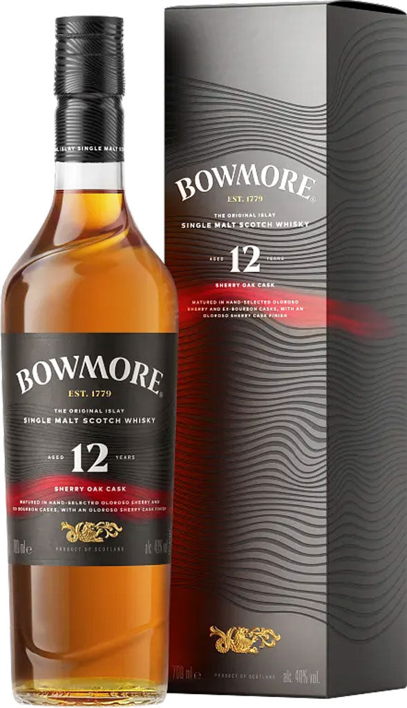 Bowmore 12 Year Sherry Cask Single Malt Whisky 700ml