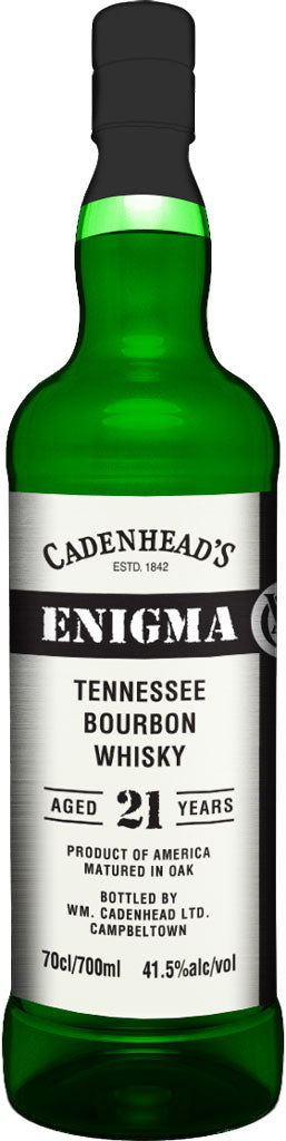 Cadenhead Enigma Campbeltown Tennessee Bourbon Whisky 21 Year Old 2003 700ml