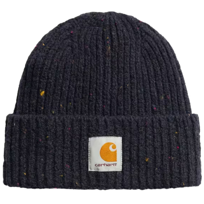 Carhartt WIP Anglistic Beanie - Speckled Dark Navy