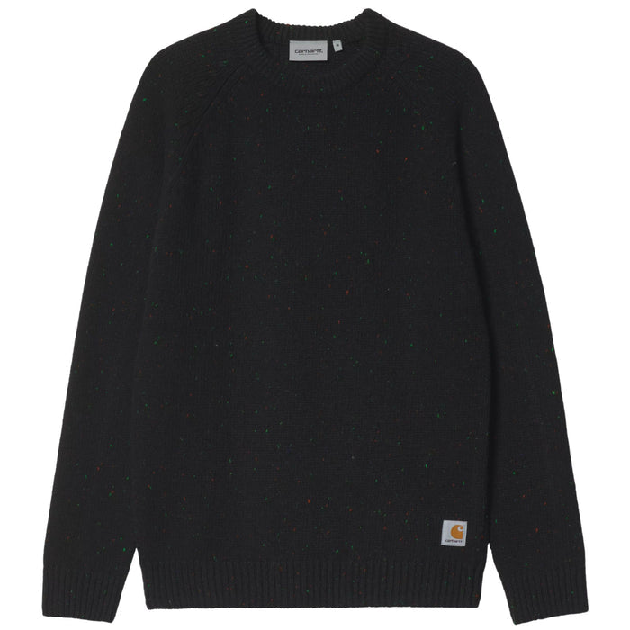 Carhartt WIP Anglistic Sweater - Speckled Black