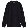 Carhartt WIP Anglistic Sweater - Speckled Dark Navy