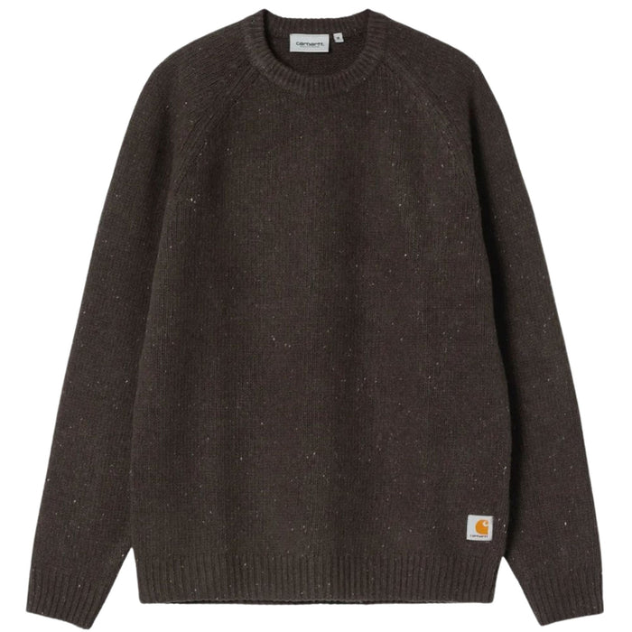 Carhartt WIP Anglistic Sweater - Speckled Tobacco