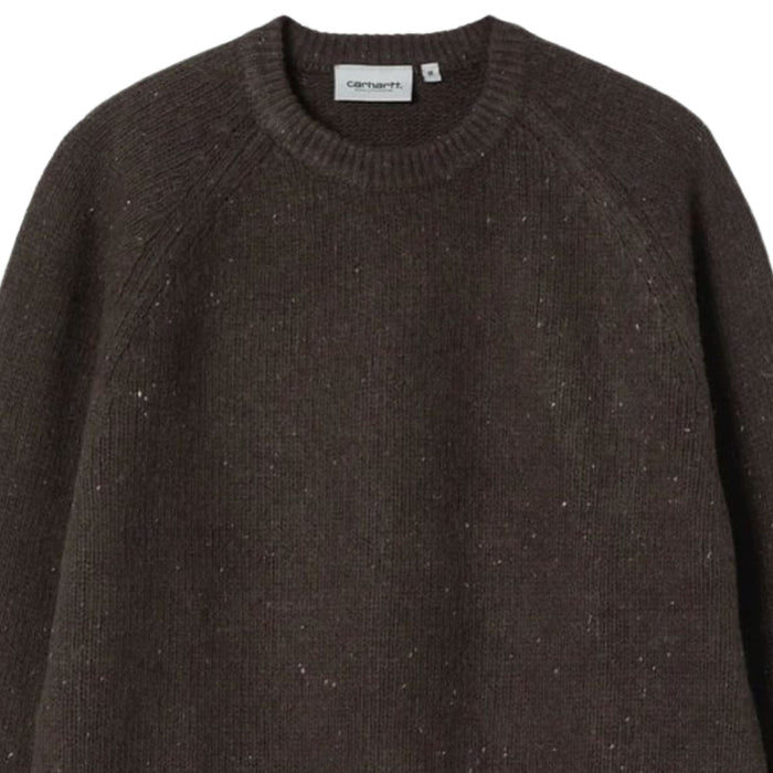 Carhartt WIP Anglistic Sweater - Speckled Tobacco