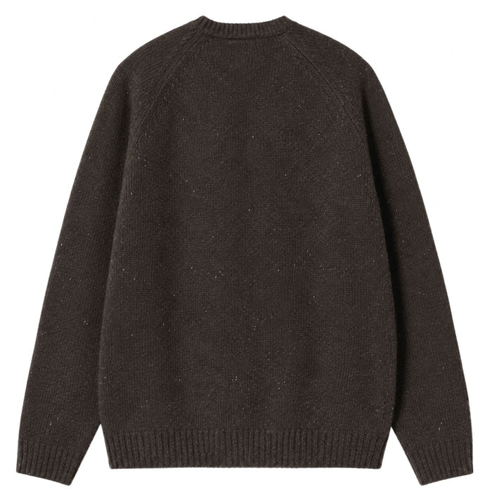 Carhartt WIP Anglistic Sweater - Speckled Tobacco