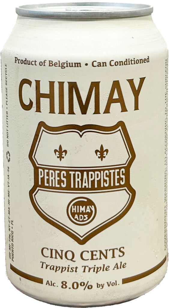 Chimay Ale Cinq Cents White 11.2oz Can