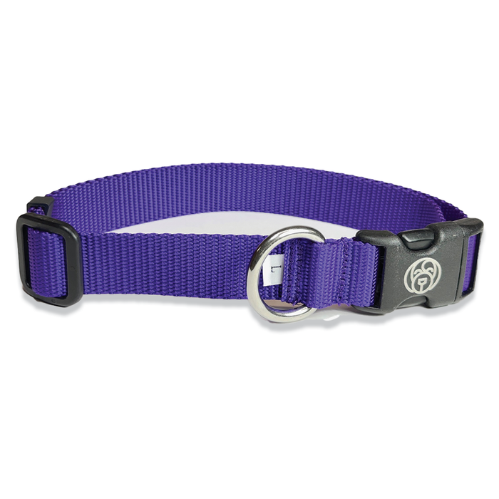 Small | Fits 10-15" | 5/8" Webbing / Purple