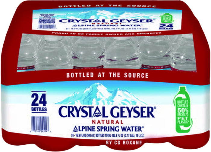 Crystal Geyser Water 500ml 24pk (IN STORE PICKUP ONLY)