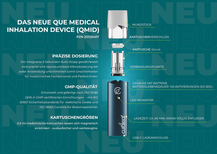 Curaleaf Vape Kartusche (ohne Medical Grade Inhaler)