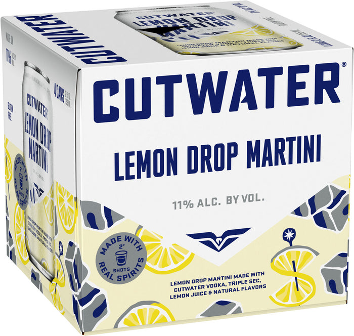 Cutwater Spirits Lemon Drop Martini 4pk
