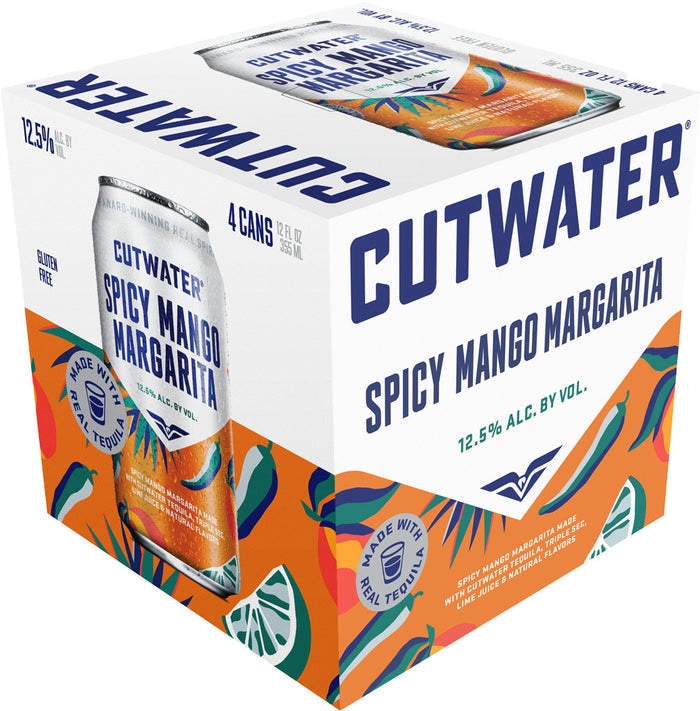 Cutwater Spirits Spicy Mango Margarita 4pk