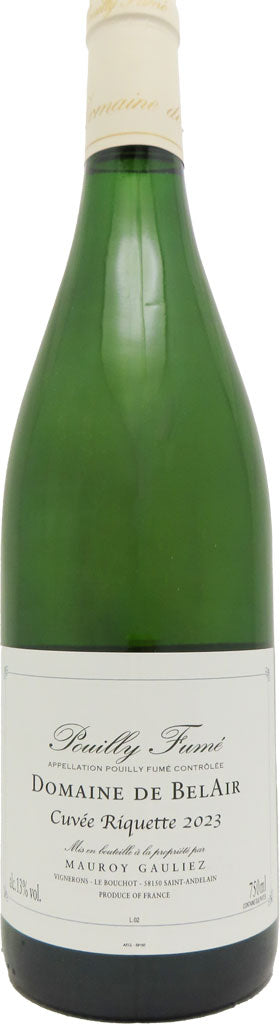 Domaine de Bel Air Cuvee Riquette Pouilly Fume 2023 750ml