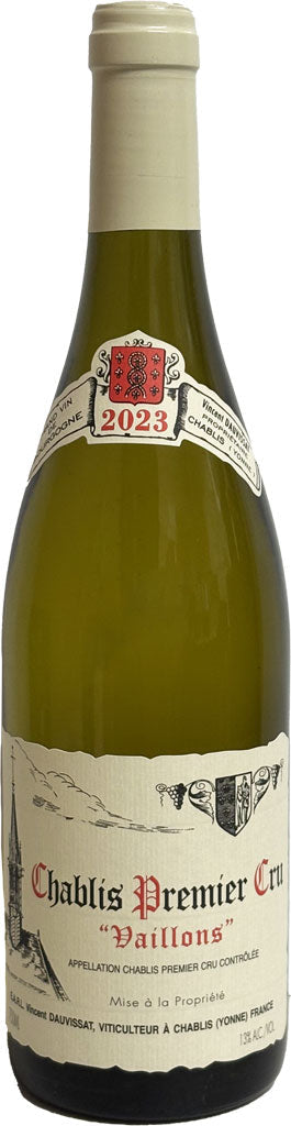 Domaine Vincent Dauvissat Chablis 1er Cru Vaillons 2023 750ml