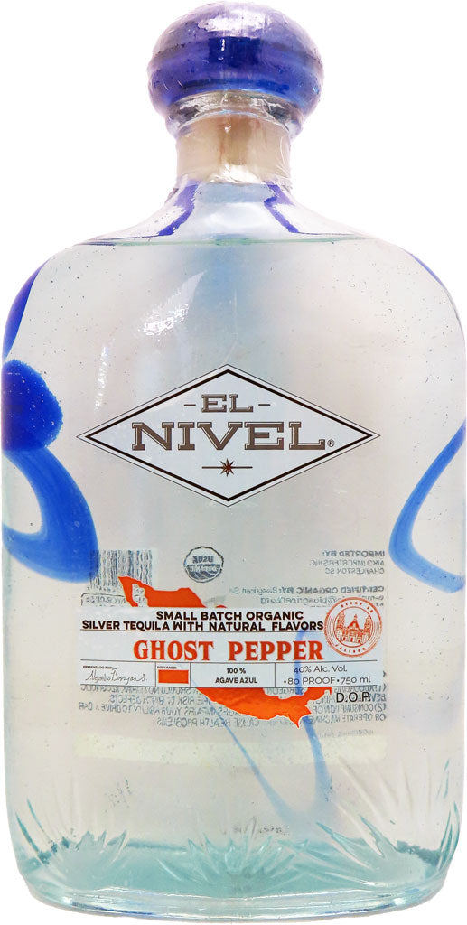 El Nivel Ghost Pepper Tequila Silver 750ml