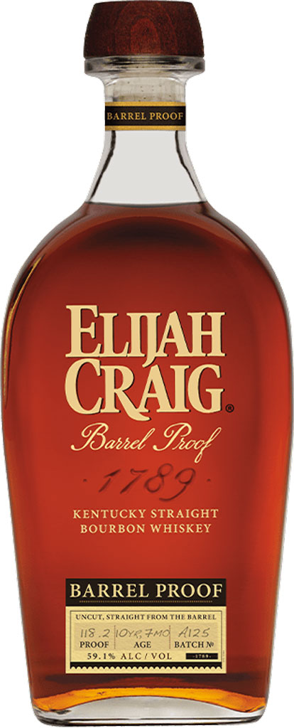 Elijah Craig Batch A125 Barrel Proof 10.7 Year Old Kentucky Bourbon 750ml
