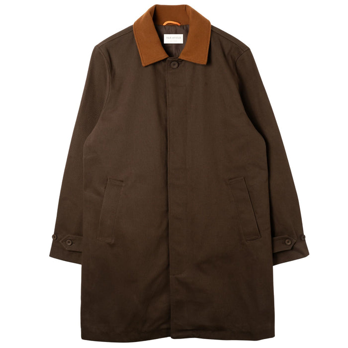 Far Afield Bellow Car Coat - Brown