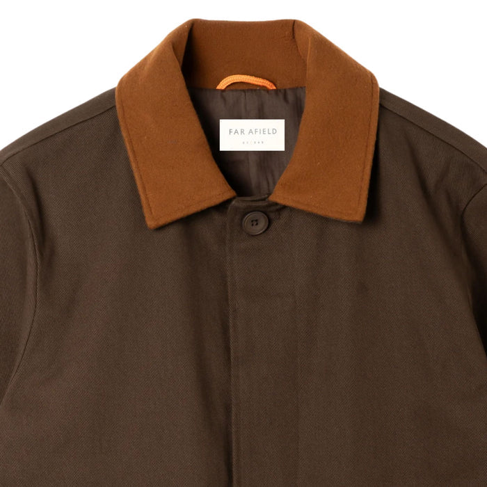 Far Afield Bellow Car Coat - Brown