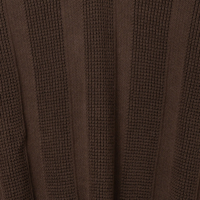 Far Afield Clifford Knitted Polo - Brown