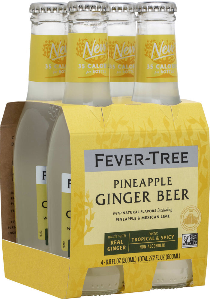 Fever-Tree Pineapple Ginger Beer 4pk Btls