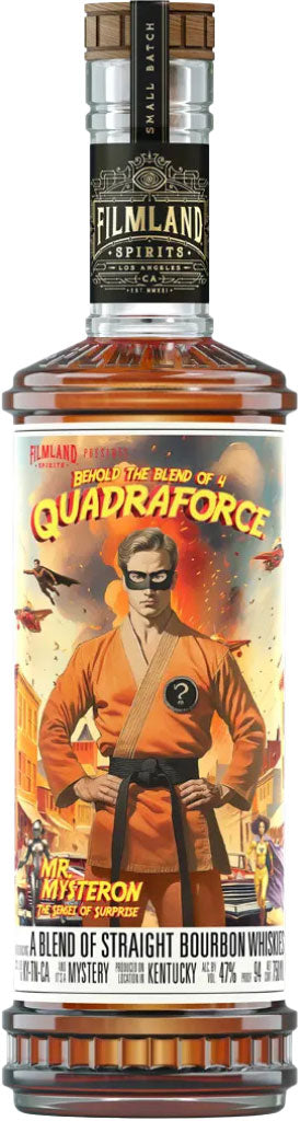 Filmland Spirits Quadraforce Straight Bourbon Whiskey 750ml