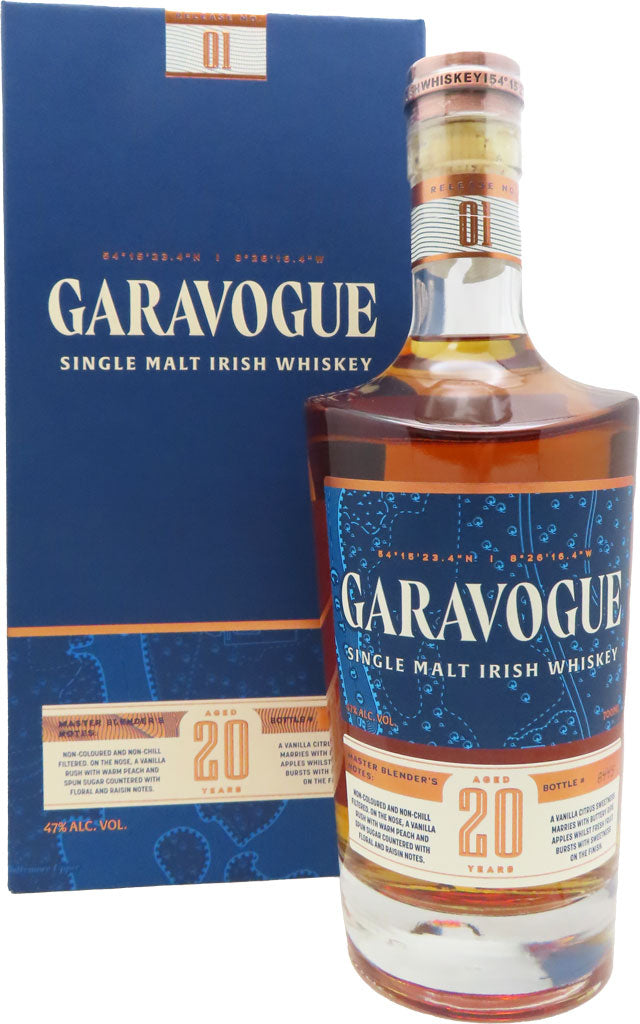 Garavogue Single Malt Whiskey 20 Year Old 700ml