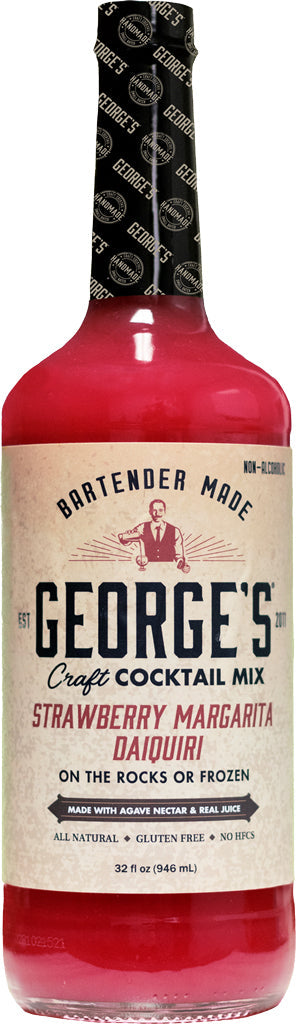George's Strawberry Margarita Daiquiri Mix 32oz