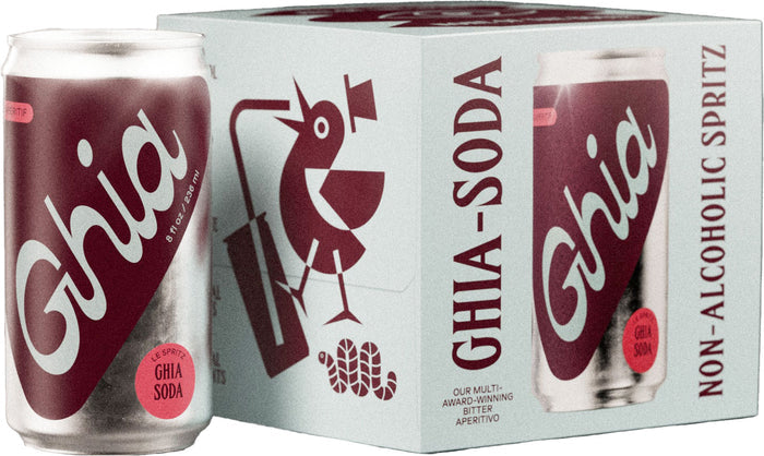 Ghia Non-Alcohol Original Spritz 4pk Cans