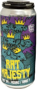 Ghost Town Rat Majesty Hazy IPA 16oz can