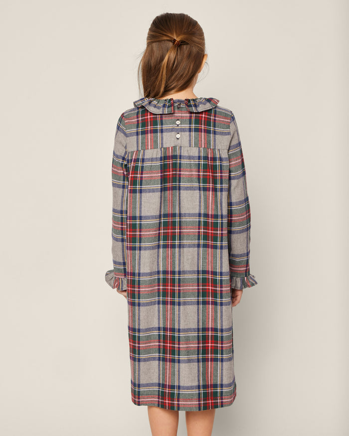 Girl's Brushed Cotton Scarlett Nightgown in Westminster Tartan in Westminster Tartan#Color_Westminster Tartan