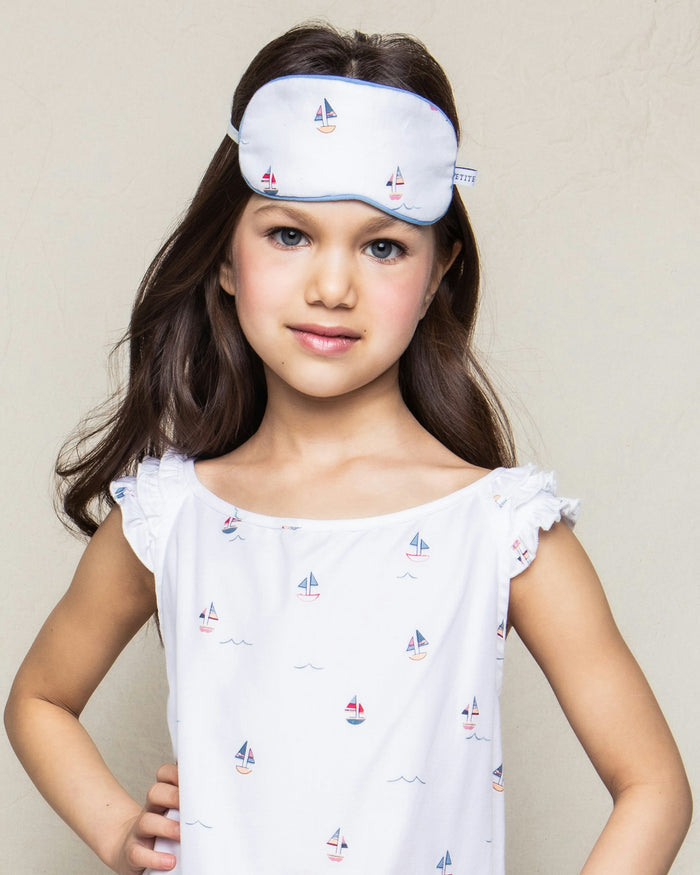 Girl's Twill Amelie Nightgown in Bateau in Bateau#Color_Bateau
